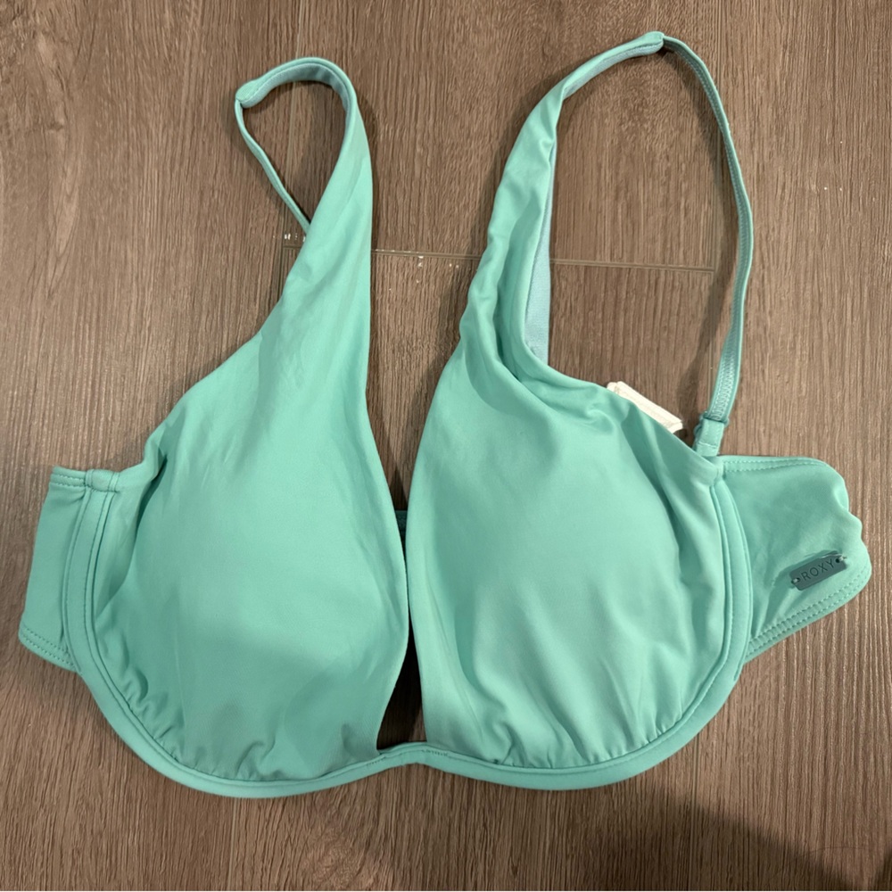 Roxy Turquoise Bikini Top